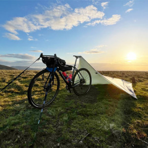 Tenda 3.7m x 2.3m Prelata DD Hammocks SuperLight - Bikepacker Tarp Olive Green - 707273931726 2