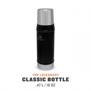 Termos The Legendary Classic Bottle XSmall Matte Black Pebble 0.47L - 10-01228-073