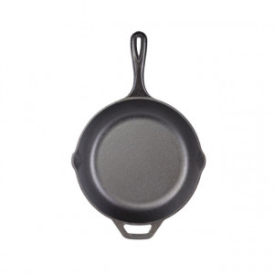 Tigaie adanca rotunda din fonta cu maner Chef Collection Lodge 26 cm - L-C10SK de sus