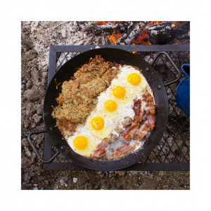 Tigaie adanca rotunda din otel carbon cu manere Lodge 38 cm L-CRS15 3