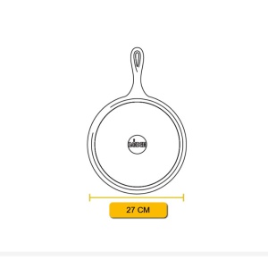 Tigaie din fonta pentru clatite Lodge 26 cm - L-9OG3 - Img 5