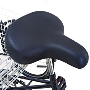 Tricicletă 24" pentru adulți BR CYCLES Pro2008-VB, cadru oțel 16", 7 viteze, frâne V-Brake/tambur, negru - Img 16