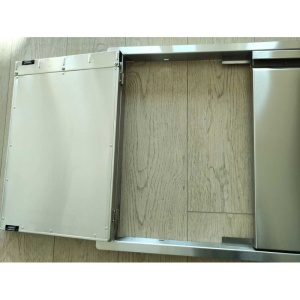 Usa din inox cu cadru built-in 81 x 57 x 4 cm pentru insula si bucatarie exterioara Grandhall Elite 4B - A08001005T - Img 5
