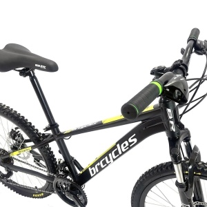 Bicicleta BR Tornado 24", 21 viteze, frane pe disc, cadru din aluminiu 13", manete secventiale, negru - Img 5