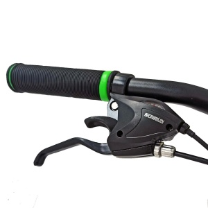 Bicicleta BR Tornado 26", 21 viteze, frane pe disc, cadru din aluminiu 13.5", manete secventiale, negru - Img 11