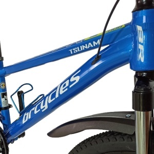 Bicicleta BR Tsunami ProMG 24", cadru otel 13", jante magneziu, manete secventiale, frane disc, 21 viteze, albastru - Img 14