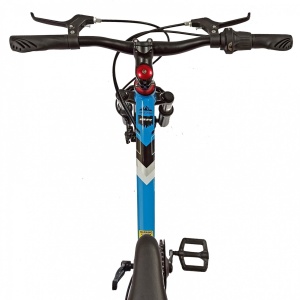 Bicicletă copii BR Inspire 20", 7 viteze, frâne pe disc, cadru oțel 12", manete Revoshift, albastru, varsta 7 - 10 ani - Img 6