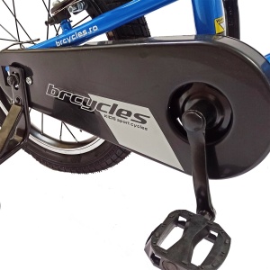 Bicicletă copii BR Neptune Kids 16", cadru oțel, albastru, varsta 4 - 6 ani - Img 9