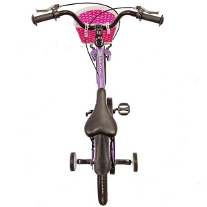 Bicicletă copii BR Neptune Kids 16", cadru oțel, violet, varsta 4 - 6 ani - Img 4
