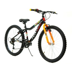 Bicicleta Copii DHS Plasma - 24 Inch, Negru - Img 3