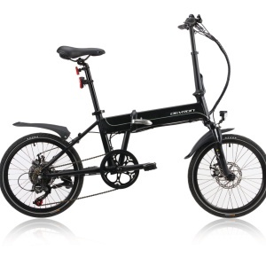 Bicicleta Electrica Pliabila Devron 20201 - 20 inch, S, Negru