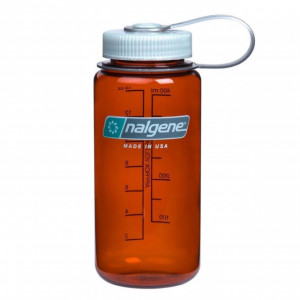 Bidon apa Nalgene cu gura mare Tritan Rustic Orange WM 0.5L ( 16 OZ ) - 2178 - 2416