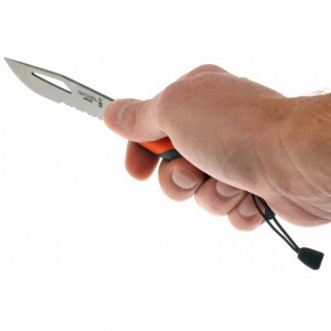 Briceag Opinel N°08 Inox Outdoor Portocaliu, lama 8.5cm - 001577 - Img 4
