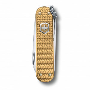 Briceag Victorinox Classic Precious Alox Brass Gold - 0.6221.408G 2