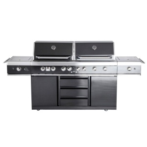 Bucatarie de exterior din inox, gratar pe gaz cu Air System ALL GRILL Top-Line Extrem Light - 100960