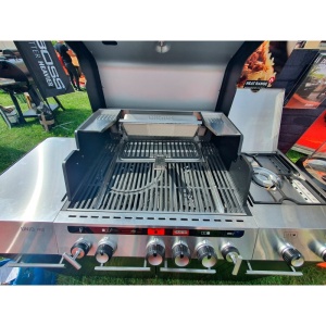 Bucatarie pe gaz, 3 arzatoare inox, arzator infrarosu ajustabil, grile fonta, Enders Uniq Pro 3 IK Kitchen Turbo - 860833 - Img 7