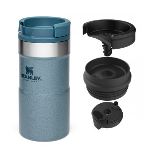 Cana Termoizolanta Stanley The NeverLeak™ Travel Mug Hammertone Ice 0.25L - 10-09856-009 3