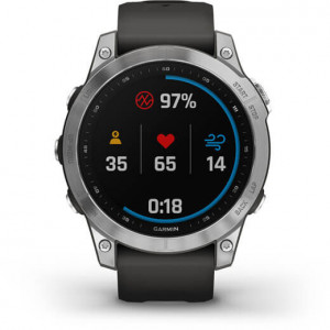 Ceas Garmin Fenix 7 Silver/Graphite 47MM - HG.010.02540.01 3