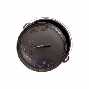 Ceaun din fonta cu capac - cuptor olandez Camp Chef 25,4 cm 3,8 litri CC-SDO10 4