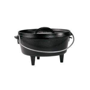 Ceaun din fonta cu capac - cuptor olandez Lodge 20 cm 1,9 litri - L-8CO3
