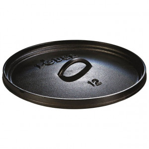 Ceaun din fonta cu capac - cuptor olandez Lodge 30,2 cm 5,7 litri - L-12CO3 6
