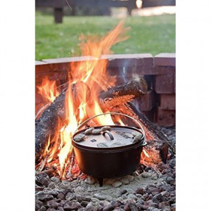 Ceaun din fonta cu capac - cuptor olandez Lodge 30,2 cm 7,6 litri 2