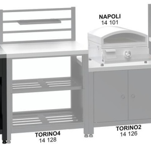 Chiuveta modulara Torino 1 Cattara pentru bucatarie exterioara 60x47x123cm - TT14125 - Img 8