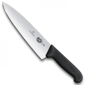 Cutit pentru carne Victorinox Swiss Carving, lama 20cm, Black 6.8083.20B