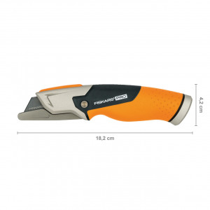 Cutit utilitar cu lama trapezoidala Fiskars CarbonMax, 1027222, 182 mm, 200 g - Img 15