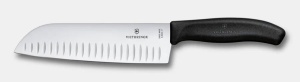 Cutit Victorinox Swiss Classic Santoku, lama 17cm, Black 6.8523.17G