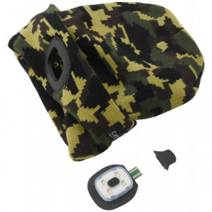 Fes camuflaj cu lanterna cu LED si incarcare usb Cattara TT14020 - Img 4