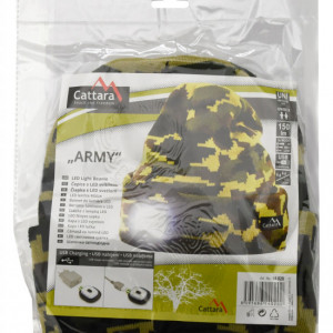 Fes camuflaj cu lanterna cu LED si incarcare usb Cattara TT14020 - Img 8