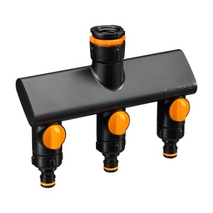 FISKARS Conector robinet cu 3 cai Fiskars Comfort On/Off, diametru conector 1/2", 3/4", 1" - 1070578 - Img 2