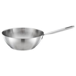 FISKARS Tigaie wok, din otel inoxidabil, fara acoperire antiaderenta, Fiskars All Steel Pure, Ø 28 cm - 1065629 - Img 3