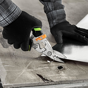 Foarfeca pentru tabla Fiskars PowerGear, taietura pe dreapta - Img 8
