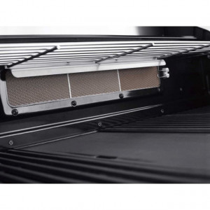 Gratar Grand Hall Maxim GTI4B-V pe gaz cu 5 arzatoare (4 inox + 1 infrarosu), incastrabil, gratare din fonta -  K04000199A arzator