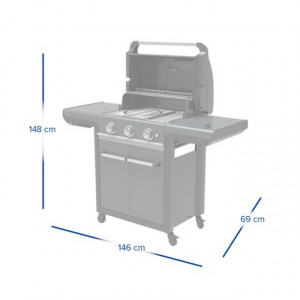 Gratar pe gaz Campingaz seria 3 Premium S - 2000037280 - Img 4