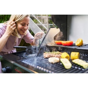 Gratar pe gaz Char-Broil Essential 3 G cu 3 arzatoare, grile din fonta, TRU-Infrared -140234 - Img 17