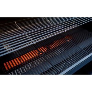 Gratar pe gaz cu 4 arzatoare infrarosu, incastrabil, gratare din fonta, negru, Crossray by Heatstrip - TCX4FL(B)30 - Img 5