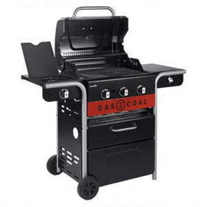 Gratar pe gaz si carbuni hibrid Char-Broil Gas2Coal 2.0 330 cu 3 arzatoare - 140925 3