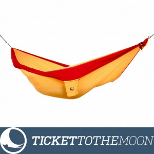 Hamac Ticket to the Moon King Size Dark Yellow - Burgundy - TMK3734 desfacut