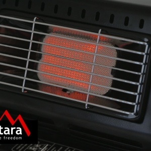 Incalzitor de cort si aragaz Cattara HEAT&COOK, 1.3kw, Piezo, 90g/h, 29 x 24 x 27cm - TT13594 - Img 3
