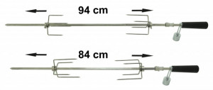 Kit electric rotiserie Cattara, 94cm, 8kg, 230V, USB 5V, 3 RPM - TT13053 - Img 3