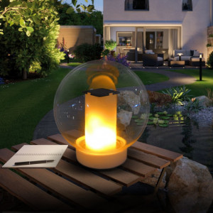 Lampa LED cu incarcare solara Flame Cattara, rezistenta la apa - TT13169 - Img 5