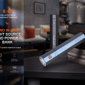 Lanternă EDC & Power-bank Fenix E-CP 1600 Lumeni 222 Metri albastru - ADV-470-005 - Img 3