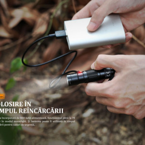 Lanterna Fenix E09R - Lanternă EDC - 600 Lumeni - 124 Metri - ADV-447-001 3