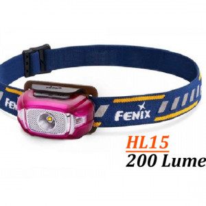 Lanterna frontala Fenix HL15 200 lumeni 50 metri violet