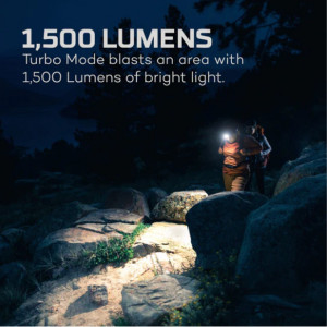 Lanterna frontala reincarcabila Nebo Transcend 1500, 1500 lumeni, 129m - NEB-HLP-1001-G 4