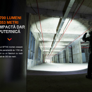 Lanternă tactică reîncărcabilă 1700 Lumeni 353 Metri Fenix PD35R - ADV-478-001 - Img 5