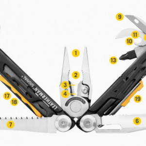 Patent Leatherman Signal Negru-Argintiu - 832625 3 5